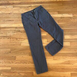 Patagonia Duck Canvas Gray 100% Organic Cotton Pants - Men's 35x33